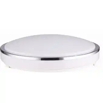 Trend ufo led taklampe ø34,5 cm dimbar, hvit/krom