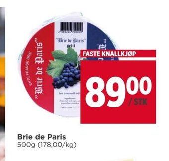 Meny Brie de Paris tilbud