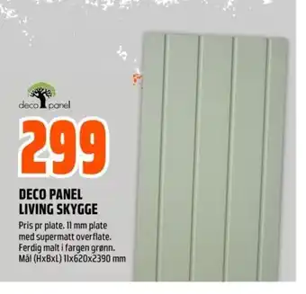 Obs Bygg Deco Panel Living Skygge tilbud