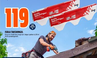 Obs Bygg isola Takshingel tilbud