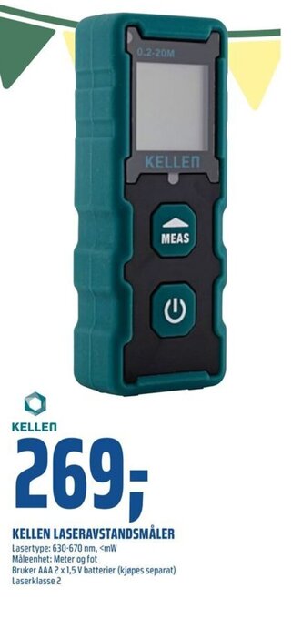 Coop Obs Kellen laseravstandsmåler tilbud