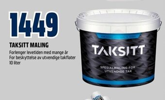 Obs Bygg Taksitt Maling tilbud