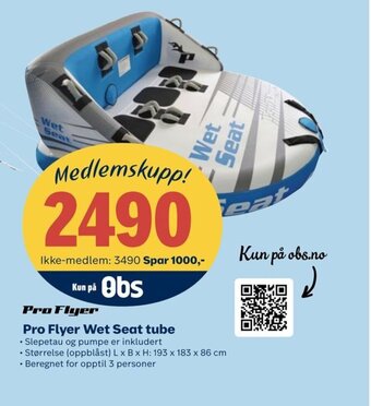 Coop Obs Pro Flyer Wet Seat Tube tilbud