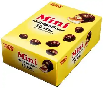 Rusta Sjokolade toms mini skildpadder tilbud
