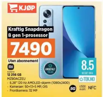 POWER Xiaomi 12 mobiltelefon tilbud