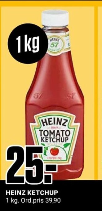 Europris Heinz Ketchup tilbud