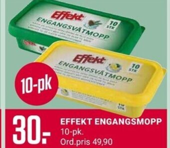 Europris Effekt Engangsmopp tilbud