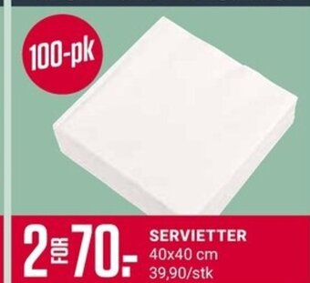Europris Servietter tilbud