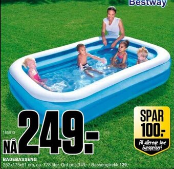 Europris Badebasseng tilbud