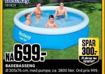 Europris Badebasseng tilbud