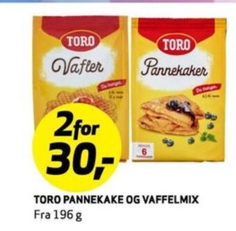 Bunnpris Toro vafler tilbud