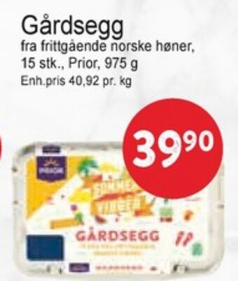 Joker Prior egg tilbud