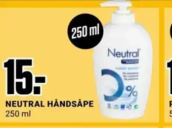 Europris Neutral Håndsåpe 250ml tilbud