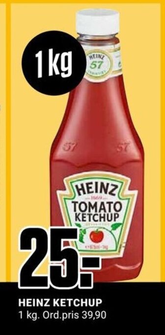 Europris Heinz ketchup tilbud