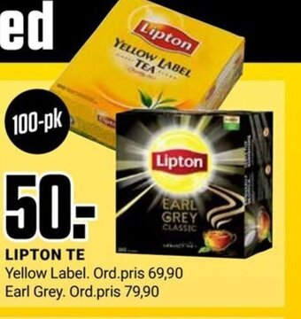 Europris Lipton Te tilbud
