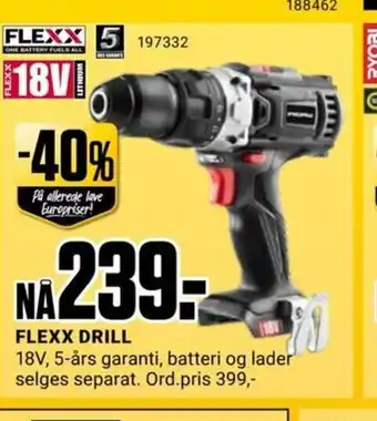 Europris Flexx Drill tilbud