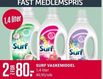 Europris Surf Vaskemiddel tilbud