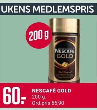 Europris Nescafe Gold tilbud