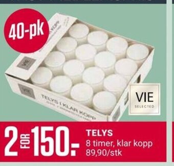 Europris Telys tilbud