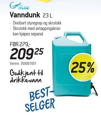 Thansen Vanndunk tilbud