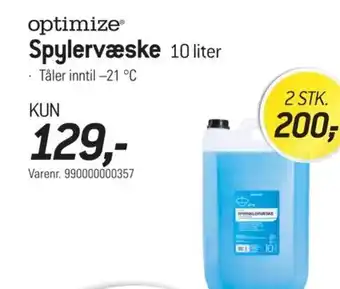 Thansen Spylervæske 10 liter tilbud