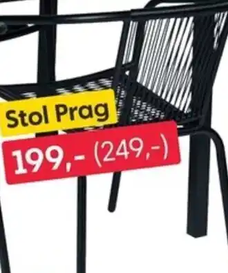 Rusta Stol Prag tilbud