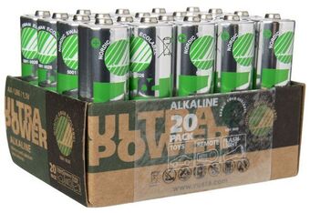 Rusta Batteri, alkalisk tilbud