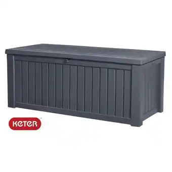 Maxbo Putekasse rockwood anthracite grey keter tilbud
