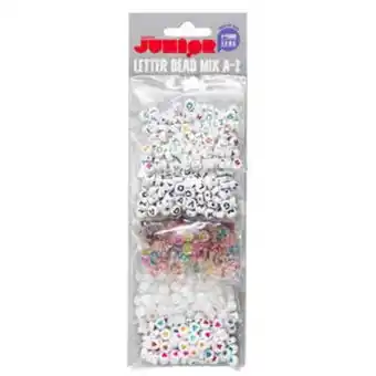 Panduro Miks av bokstavperler (a-z) og perler med hjerter – 5×15 gram tilbud