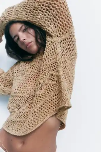 ZARA Heklet genser tilbud