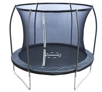 Rusta Trampoline inkludert sikkerhetsnett adrenalin tilbud