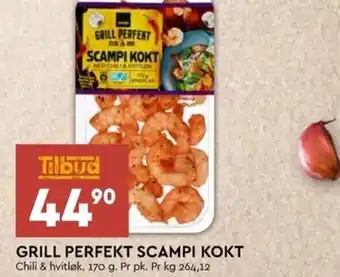 Coop Extra Grill Perfekt Scampi Kokt tilbud
