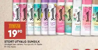 Coop Extra Sunsilk Stort Utvalg tilbud
