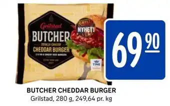 Rema 1000 Butcher Cheddar Burger tilbud