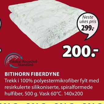 JYSK Bitihorn Fiberdyne tilbud