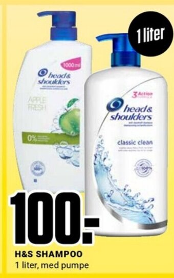 Europris H&S Shampoo tilbud