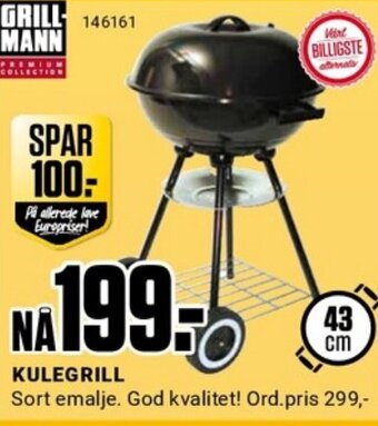 Europris Kulegrill tilbud