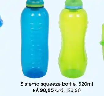 Nille Sistema Squeeze Bottle 620 ml tilbud