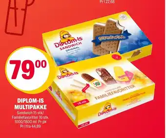 Coop Extra Diplom-is Multipakke tilbud