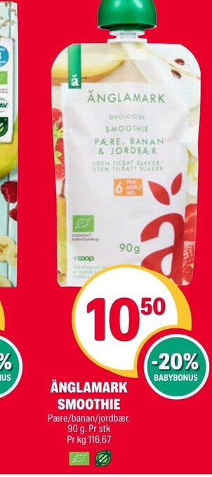 Coop Extra Änglamark Smoothie tilbud
