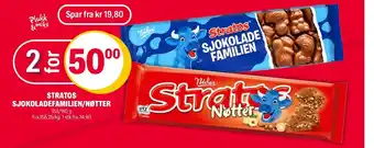 Coop Extra Stratos Sjokoladefamilien/notter tilbud