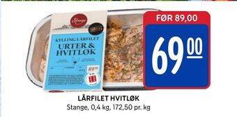 Rema 1000 Lårfilet hvitløk tilbud