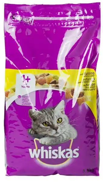 Rusta Tørrfôr, katt whiskas tilbud