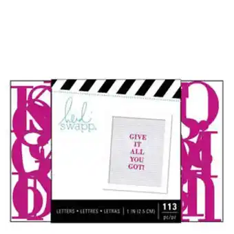 Panduro Letterboard alfabet rosa 25 mm tilbud