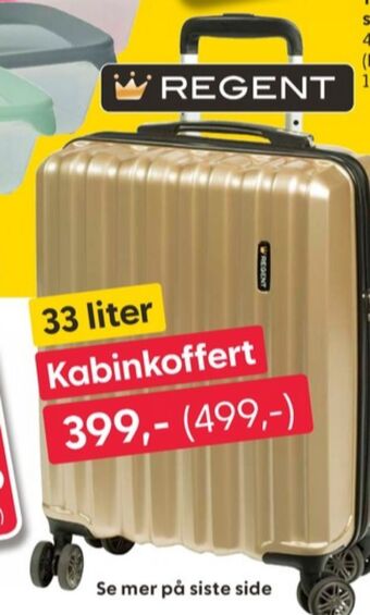 Rusta Regent trillekoffert tilbud