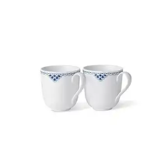 Christiania Glasmagasin Royal copenhagen prinsesse blå krus 37cl 2pk tilbud