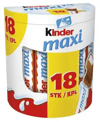 Rusta Sjokolade kinder, maxi tilbud