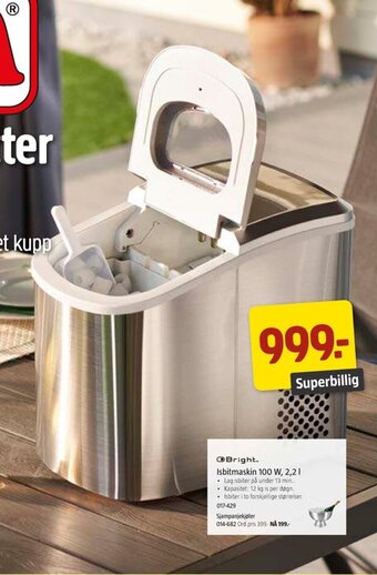 Jula Isbitmaskin 100 W, 2,2 i tilbud