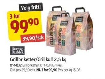 Jula Grillbriketter/grillkull 2,5 kg tilbud