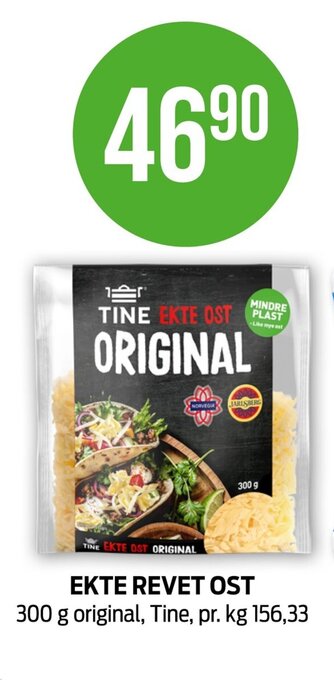 Kiwi Ekte revet ost tilbud